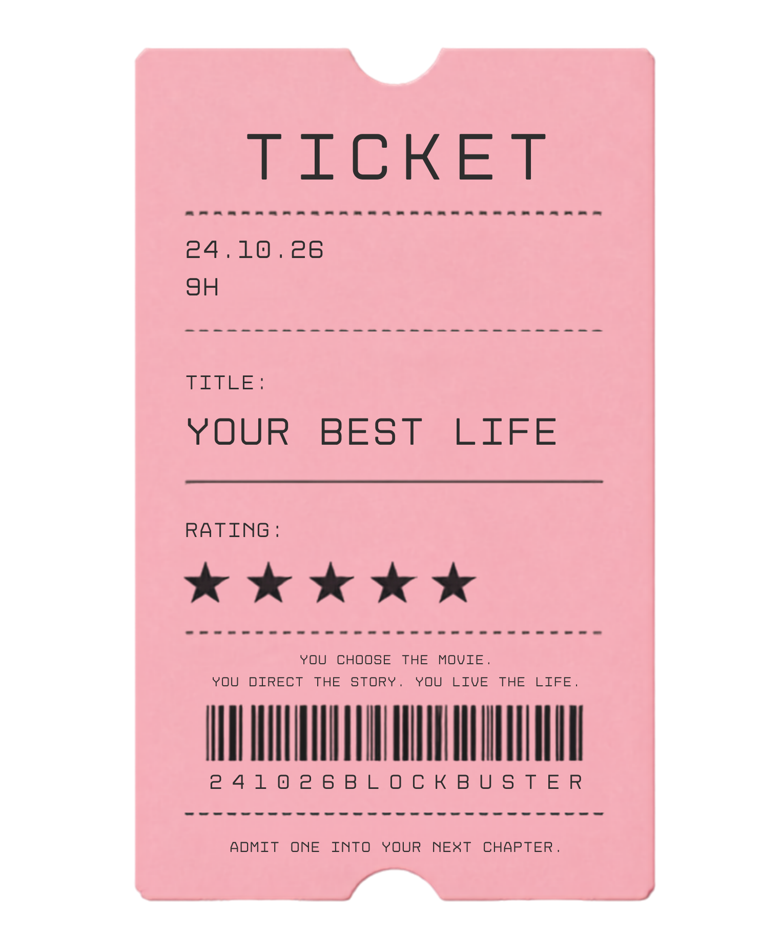 Ticket Your Best Life